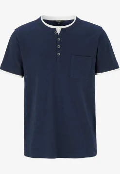 T-shirt med knapstolpe | Cellbes