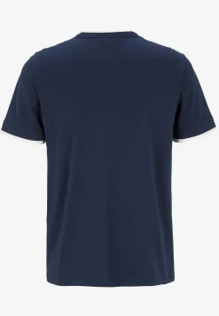 T-shirt med knapstolpe | Cellbes