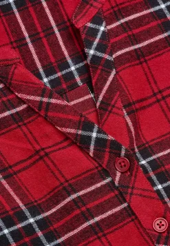 Tunika i flonel med lommer