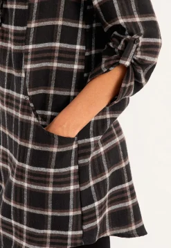 Tunika i flonel med lommer | Cellbes