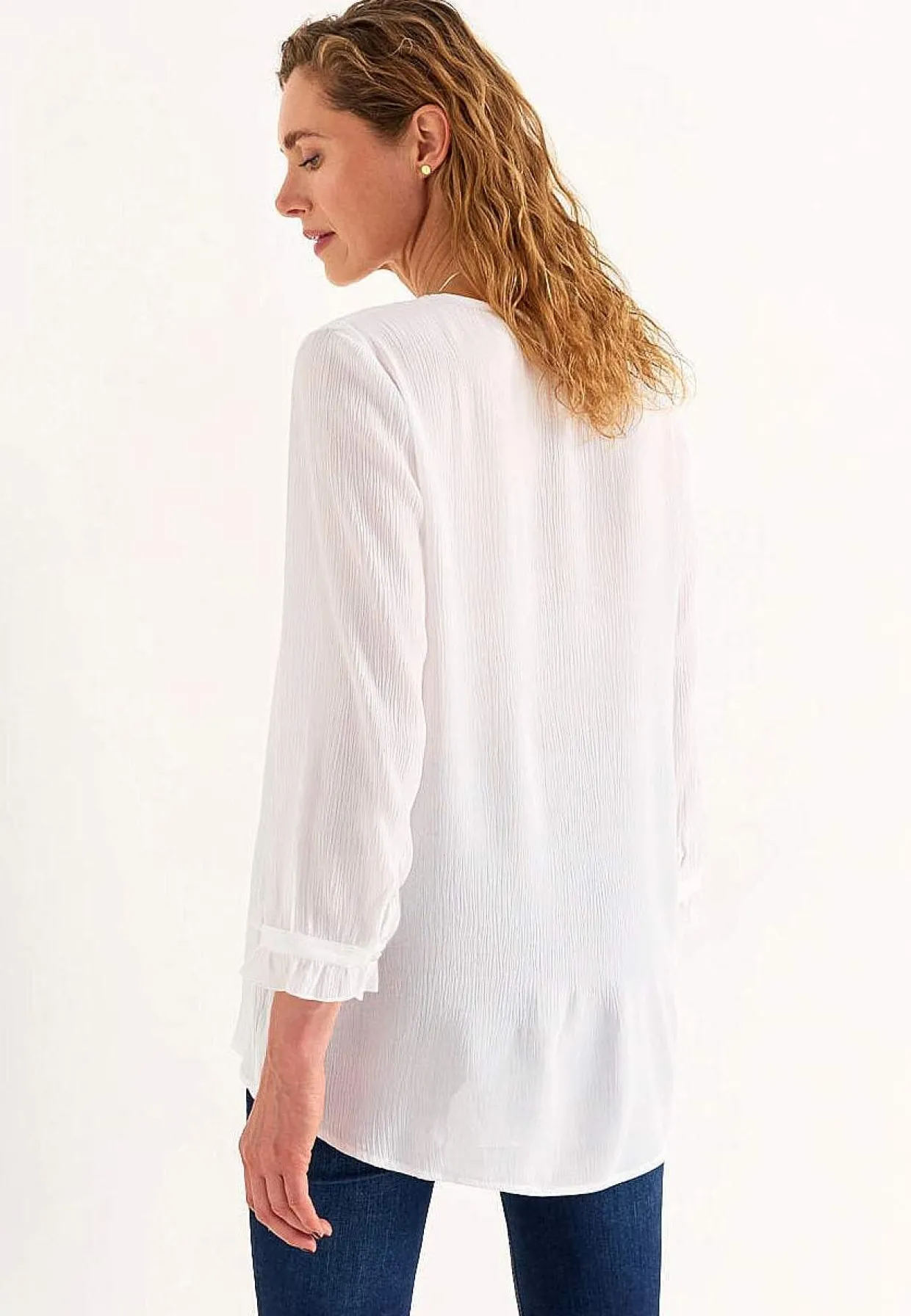 Tunika med crepe kvalitet