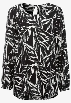 Tunika med strukturvævet stof