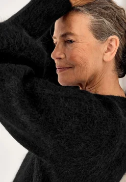 Tunika Premium i mohair- og uldblanding