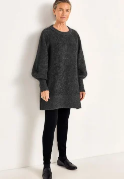 Tunika Premium i mohair- og uldblanding