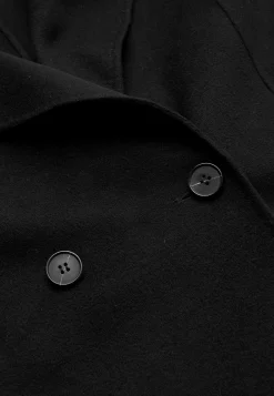 Uldfrakke Premium med bæltespænde