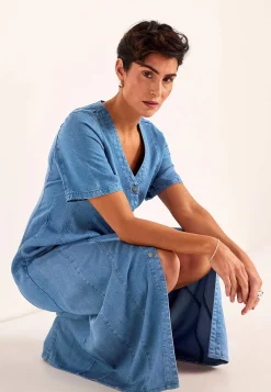 Ultrablød Premium cowboykjole med knapper