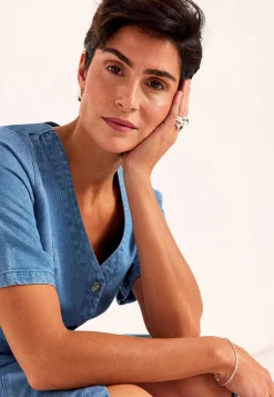 Ultrablød Premium cowboykjole med knapper