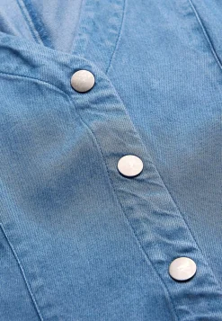 Ultrablød Premium cowboykjole med knapper