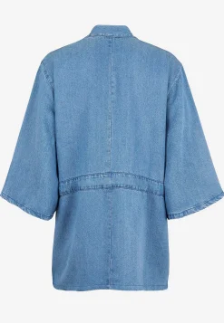 Ultrablød Premium kimonojakke i denim | Cellbes