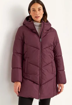 Varm jakke med luftig polstring