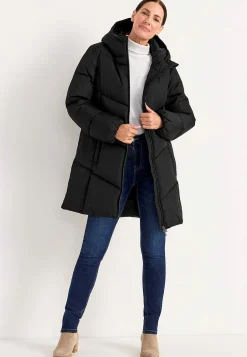 Varm jakke med luftig polstring