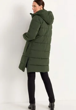 Varm jakke med sidelynlåse nederst