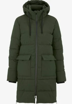 Varm jakke med sidelynlåse nederst