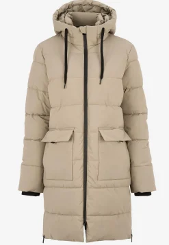 Varm jakke med sidelynlåse nederst