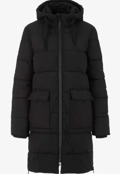 Varm jakke med sidelynlåse nederst