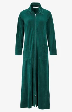 Velour, lang morgenkåbe Wilma | Cellbes