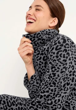 Velour, lang morgenkåbe Wilma