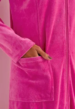 Velour morgenkåbe Wilma