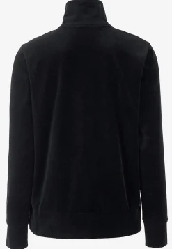 Velourjakke med lynlås Wilma