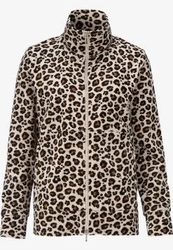 Velourjakke med lynlås Wilma