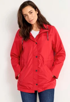 Vindtæt jakke med hætte