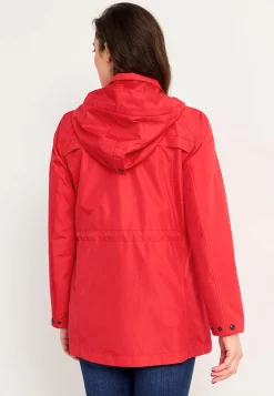 Vindtæt jakke med hætte