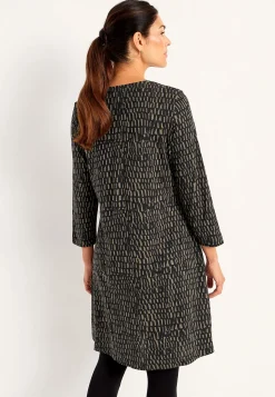 V-udskåret jerseykjole