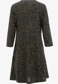 V-udskåret jerseykjole