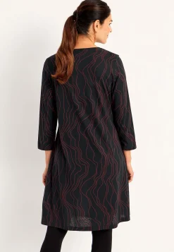 V-udskåret jerseykjole | Cellbes