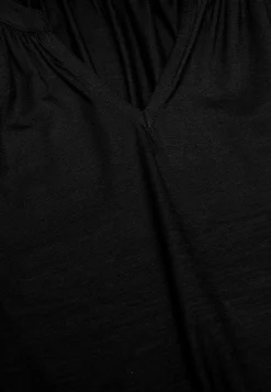 V-udskåret jerseytunika