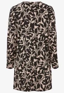 V-udskåret jerseytunika med lommer