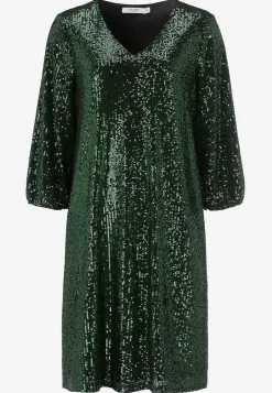 V-udskåret pailletkjole