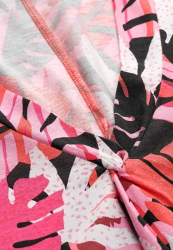 V-udskåret, ærmeløs jerseykjole