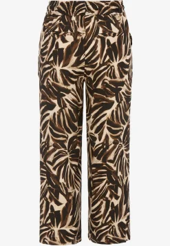 Vævede, mønstrede bukser | Cellbes