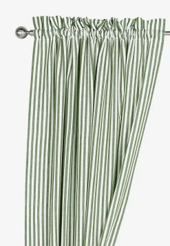 Vævede, stribede panelgardiner 2-pack