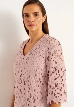 Vævet blondekjole | Cellbes