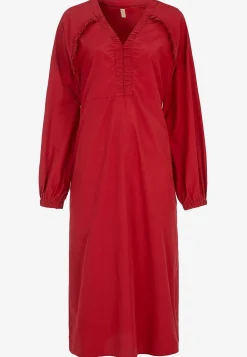 Vævet kjole i poplin | Cellbes