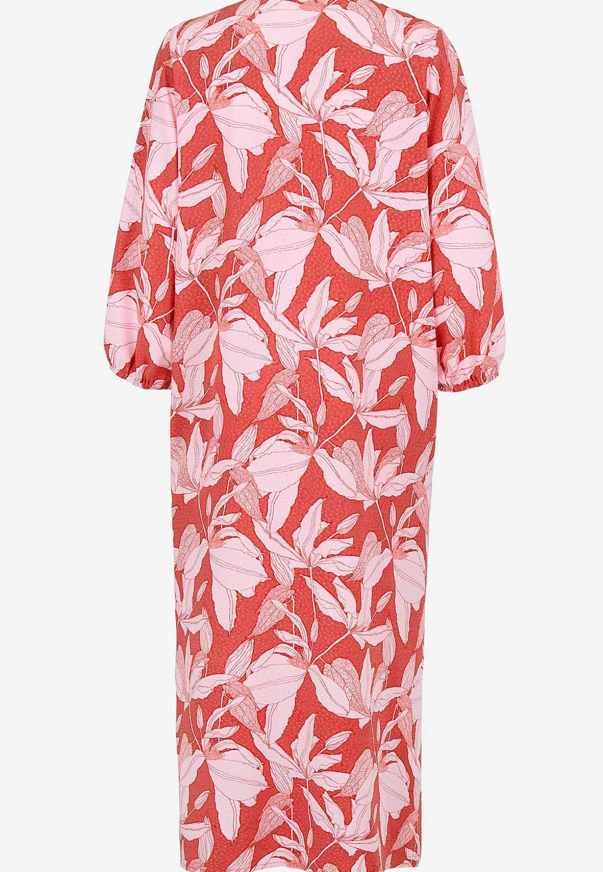 Vævet kjole med lommer