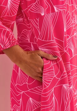 Vævet kjole med lommer | Cellbes