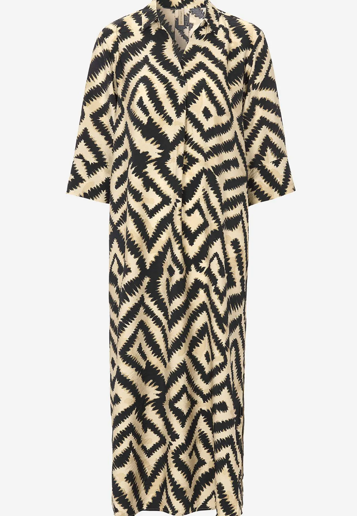 Vævet, let krøllet viskosekjole | Cellbes