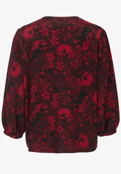 Vævet, mønstret bluse | Cellbes