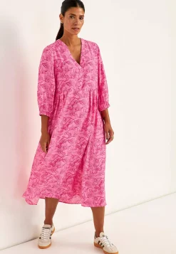 Vævet, mønstret kjole