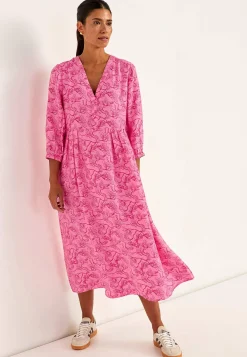 Vævet, mønstret kjole