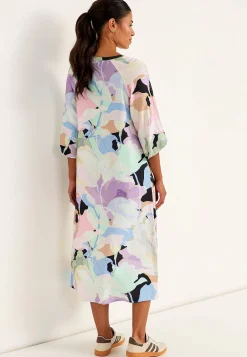 Vævet, mønstret kjole