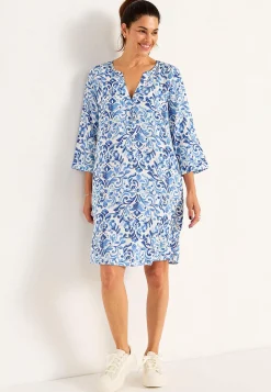 Vævet, mønstret kjole