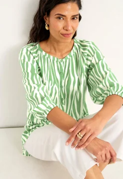 Vævet, mønstret tunika