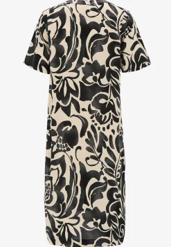 Vævet, mønstret viskosekjole | Cellbes