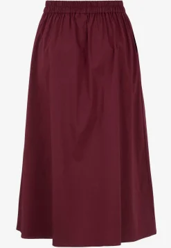 Vævet poplinkjole med lommer