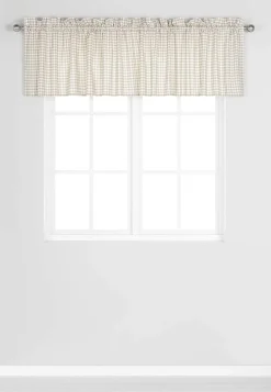 Vævet, ternet gardinkappe | Cellbes