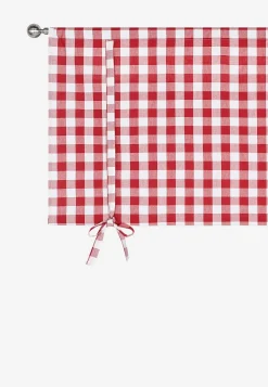 Vævet, ternet liftgardin | Cellbes